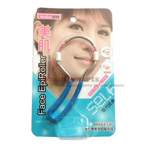 Spring Type Stainless Steel Face Body Hair Remover Tool 